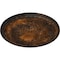 Ekena Millwork Tristan Ceiling Medallion (Fits Canopies up to 5 1/2"), Hand-Painted Rust, 26"OD x 3"P CM26TNRUS - alternate 3